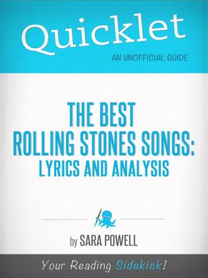 cover image of Quicklet on the Best Rolling Stones Songs